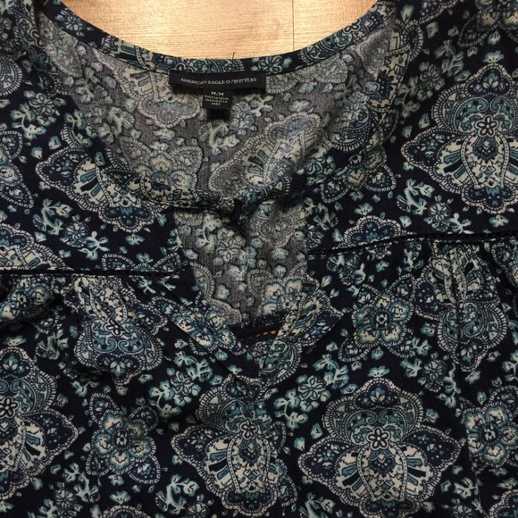 AEO Floral Peasant Dress - Picture 3 of 4